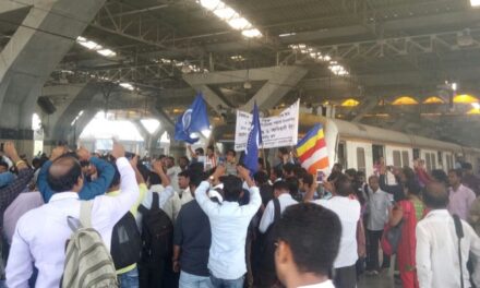 Harbour line services disrupted due to agitation at Govandi