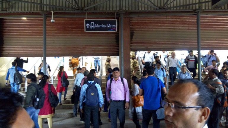 Metro services between Asalpha and Ghatkopar affected due to Dalit protests 1