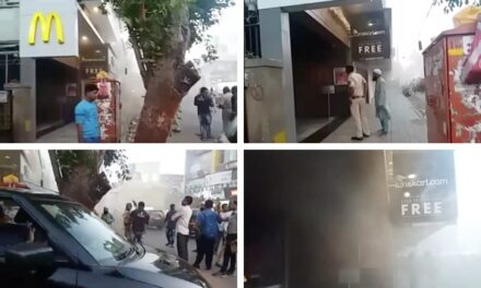 Minor fire breaks out near McDonald’s outlet on Linking Road, Bandra