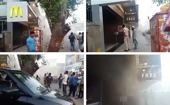 Minor fire breaks out at McDonald's outlet on Linking Road, Bandra