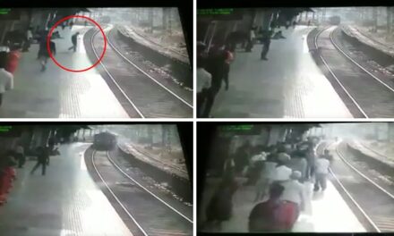 Railway employee jumps on track ahead of oncoming train at Kurla station, escapes unhurt