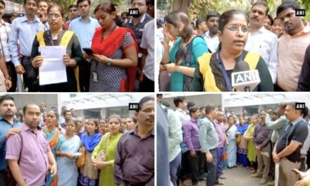 Hundreds of Gitanjali Gems, Gili India workers protest over uncertainty of employment