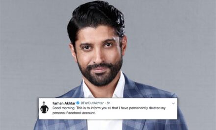 Farhan Akhtar deletes his verified Facebook account, experts say other celebs may follow