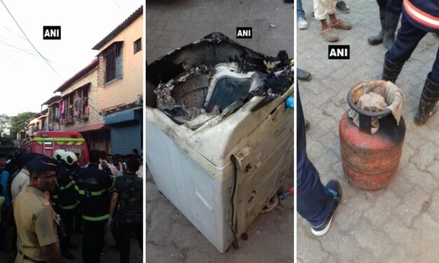 Five injured in fire due to washing machine compressor blast at Chembur