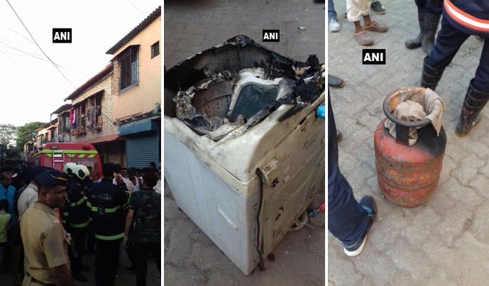 Five injured in fire due to washing machine compressor blast at Chembur