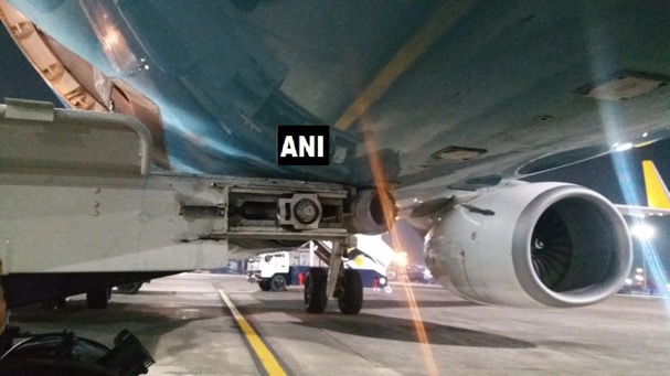 Jet Airways flight grounded at Mumbai Airport after being hit by tug 1