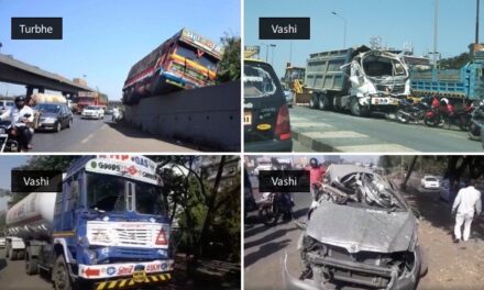 Three road accidents in Navi Mumbai in less than 12 hours
