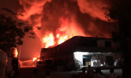 15 oil godowns gutted in massive blaze at Ganesh Compound, Bhiwandi