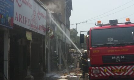 Fire breaks out at bag and leather shop outside Crawford Market, Fort