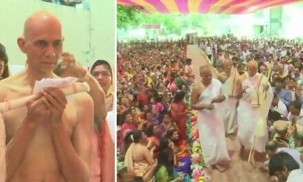 Mumbai-based diamond merchant renounces all to become Jain monk