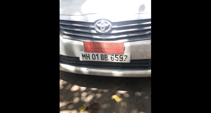 Mumbai businessman arrested for using fake DCP nameplate on private car