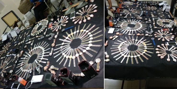 Smuggling Racket Busted: 10,000 watches, 6,000 cameras among goods seized