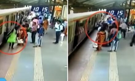 Video: RPF personnel, commuters save woman from being run over at Kurla station