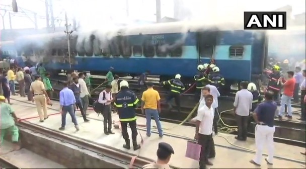 Fire breaks out in coach of Solapur Express parked at CST railway yard