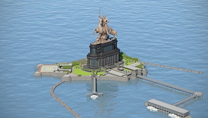 Height of Shivaji statue upped by 2 metres to ensure it becomes world's tallest monument upon completion