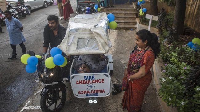 Mumbai gets free 24x7 bike ambulance service to tackle medical emergencies amid heavy traffic