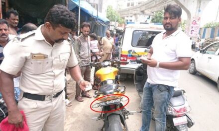 Mumbai Police nab biker flaunting ‘abusive’ number plate