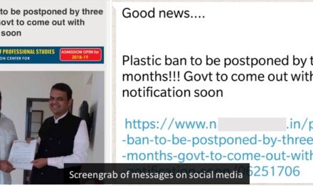 No, Maharashtra Plastic Ban has NOT been postponed by 3 months