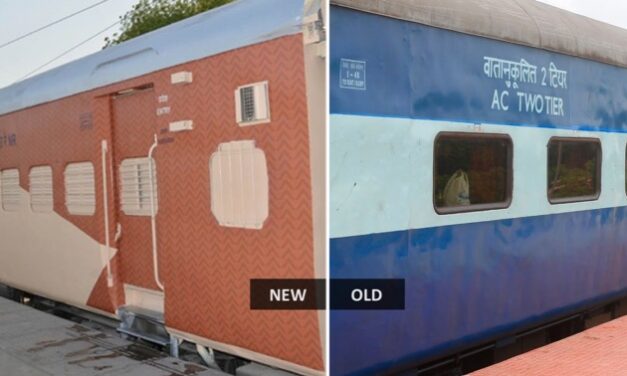 Railways bids goodbye to ‘dark blue’ colour scheme, to repaint coaches in new ‘brown beige’ colour
