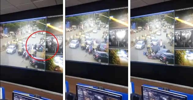 Video: Law student loses control of rented car; crashes into multiple pedestrians, vehicles at Dharavi