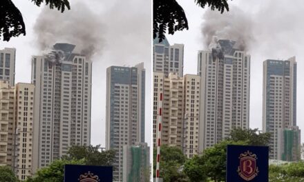 Video: Major fire breaks out on top floors of BeauMonde Tower ‘B’ in Prabhadevi