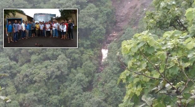 Over 30 dead after bus carrying university staff falls in gorge near Poladpur, Raigad