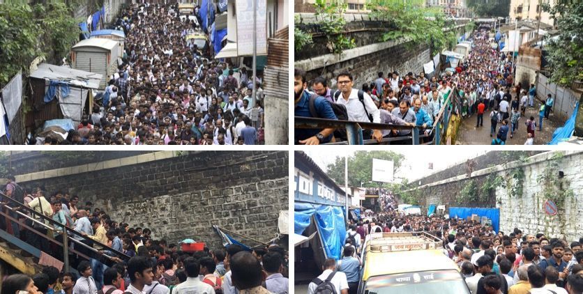 In Pics: Major chaos at Lower Parel after bridge closure, possibility of stampede looms 6