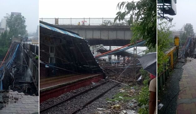 Live: Part of Gokhale bridge connecting Andheri East-West collapses, WR services halted