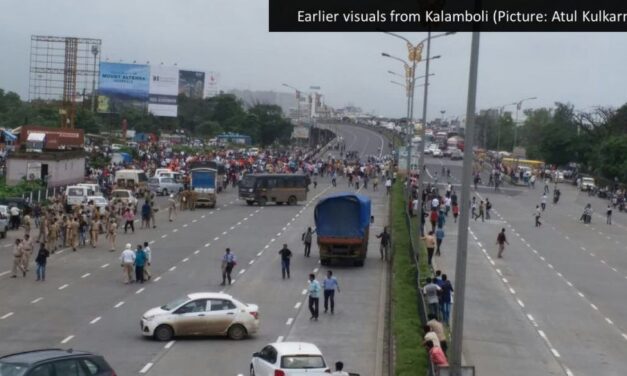 Visuals: Maratha groups call of Mumbai bandh midway amid violence