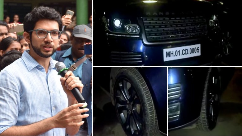 Aaditya Thackeray's Range Rover suffers multiple tyre bursts after hitting pothole en route Nashik