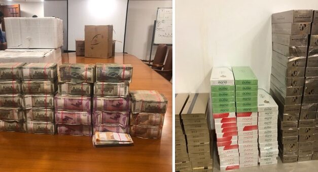 DRI busts major cigarette smuggling racket: Recovers 2.3 crore cash, 7 lakh cigarettes sticks