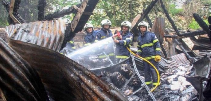 Fire breaks out at godown near Shree Ram Mills in Lower Parel