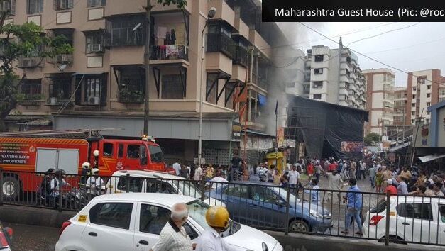 Fire breaks out at Maharashtra Guest House near Premier Cinema, Parel