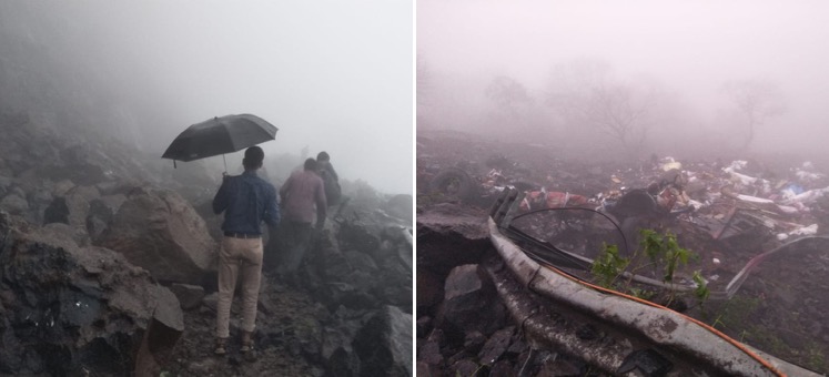 Landslide at Malshej Ghat, traffic disrupted