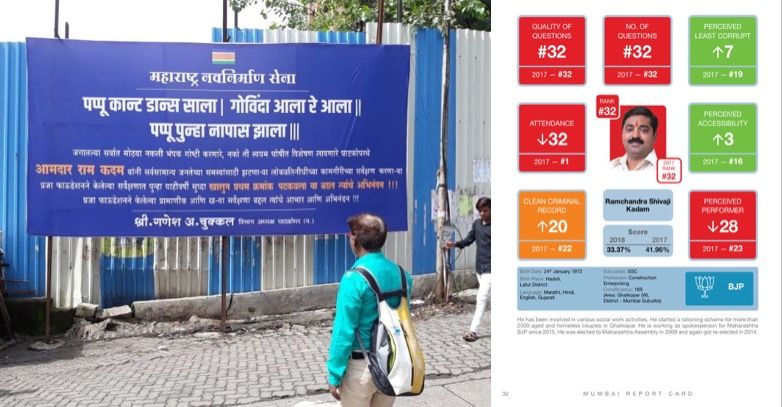 MNS puts up banners to mock BJP's Ram Kadam, Mumbai's least performing MLA
