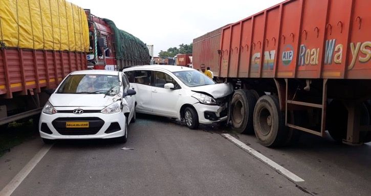 Back-to-back accidents, planned closure affect traffic on Mumbai-Pune Expressway