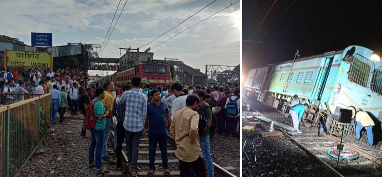 Derailment, agitation & disruption mar services on CR’s Mumbai-Kasara line