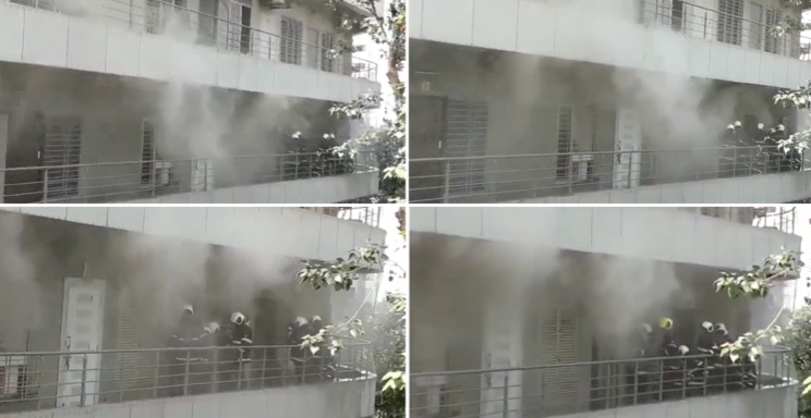 Fire breaks out at Madhu Industrial Estate in Andheri 1