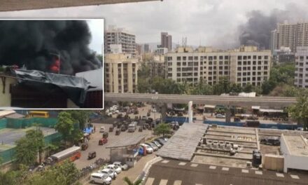 Fire breaks out near Bombay Talkies Compound, Malad
