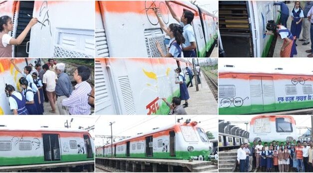 In Pics: CR to introduce Mumbai’s first ‘tricolour’ local on occasion of Gandhi Jayanti on Oct 2