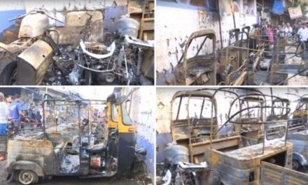 4 autos, 3 bikes set ablaze after clash between two groups in Malad