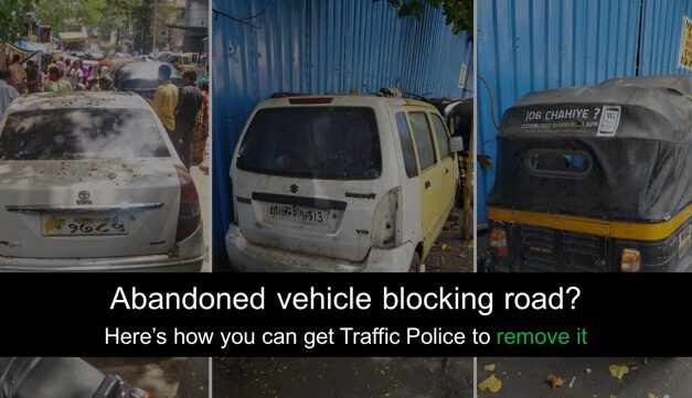 Abandoned vehicle blocking road? Here’s how you can get Mumbai Traffic Police to remove it