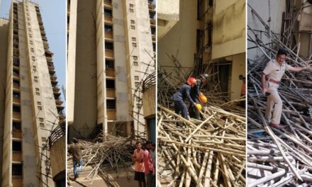 Bamboo scaffolding collapses at Thane’ Runwal Garden City complex, 8 workers injured