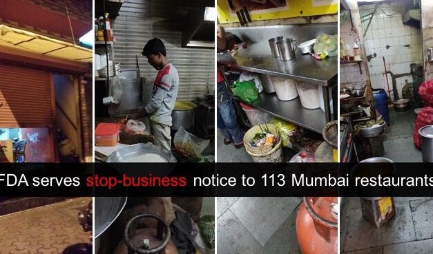 FDA cracks down on Mumbai eateries: Orders 113 to shut shop, serves notices to online delivery platforms
