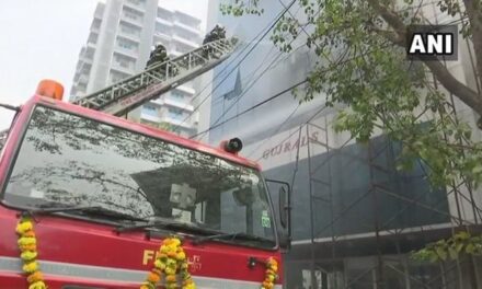 Fire breaks out at Gujral House building on CST Road in Santacruz