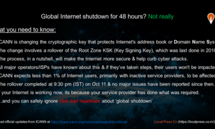 Global Internet shutdown for 48 hours? Not really