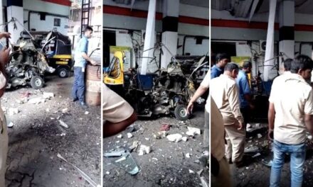 Video: CNG blast at Kandivali petrol pump near Milap Cinema, 3 injured