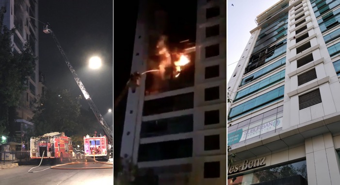 Video: Fire breaks out at Aston Building in Shastri Nagar, Andheri