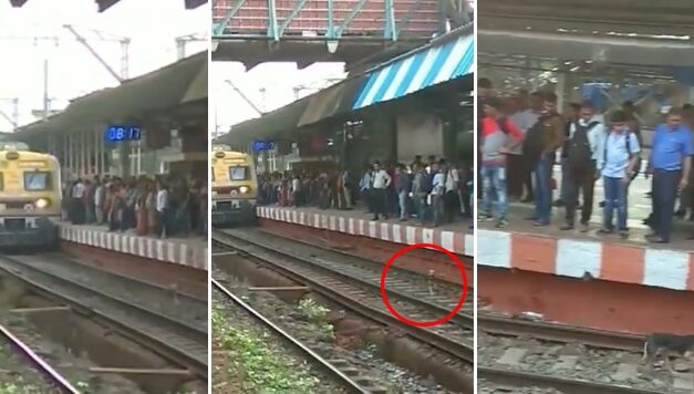 Video: Motorman slows down train at Mulund to avoid running over stray dog
