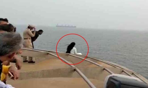 Video of CM’s wife Amruta Fadnavis ignoring security instructions, risking life for ‘selfie’ goes viral